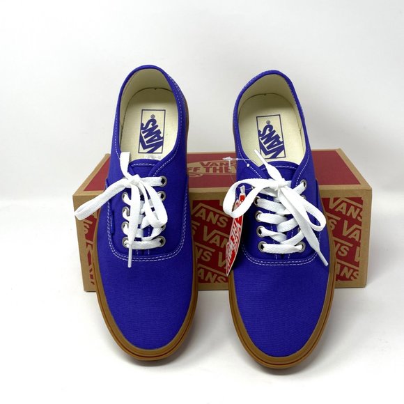 Vans Other - 🌿Sale🌿 Vans Authentic Gum Spectrum Blue Canvas Sneakers Men's Size VN0A348A3ZE